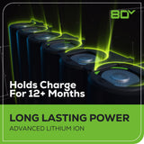 80V Cordless 10" Brushless Pole Saw w/ 2.0Ah Battery & Rapid Charger