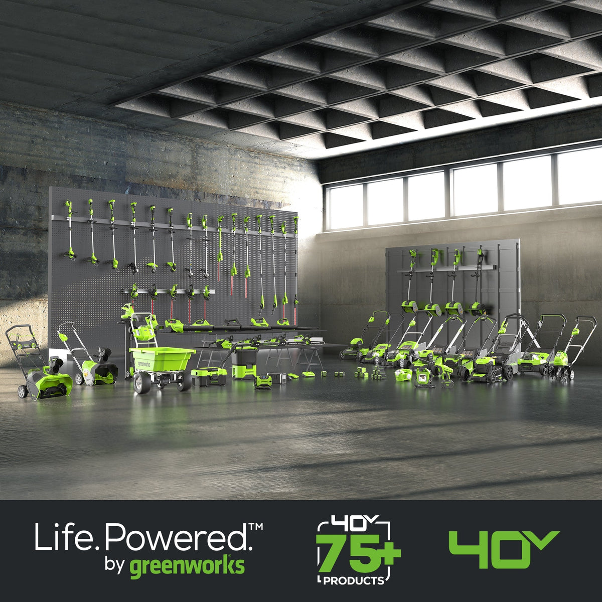 40V 8" Cordless Battery Edger and 12" String Trimmer Combo Kit w 4.0 Ah Battery and Charger