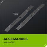 60V 42" Cordless Battery CrossoverT Riding Lawn Mower + Bagger w/ Six (6) 8.0Ah Batteries and Three (3) Dual Port Turbo Chargers