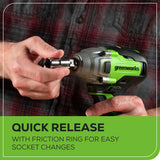 24V Cordless Battery Tire Change 3-pc Combo Kit: 4.0 Ah Battery and Charger