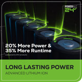 24V Cordless Battery Tire Change 3-pc Combo Kit: 4.0 Ah Battery and Charger