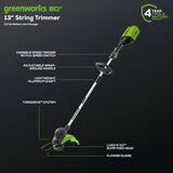 80V 13" String Trimmer w/ 2.0Ah Battery & Charger