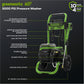 60V 3000-PSI 2.0 GPM Electric Pressure Washer w/ (2) 4.0Ah Batteries & Rapid Charger