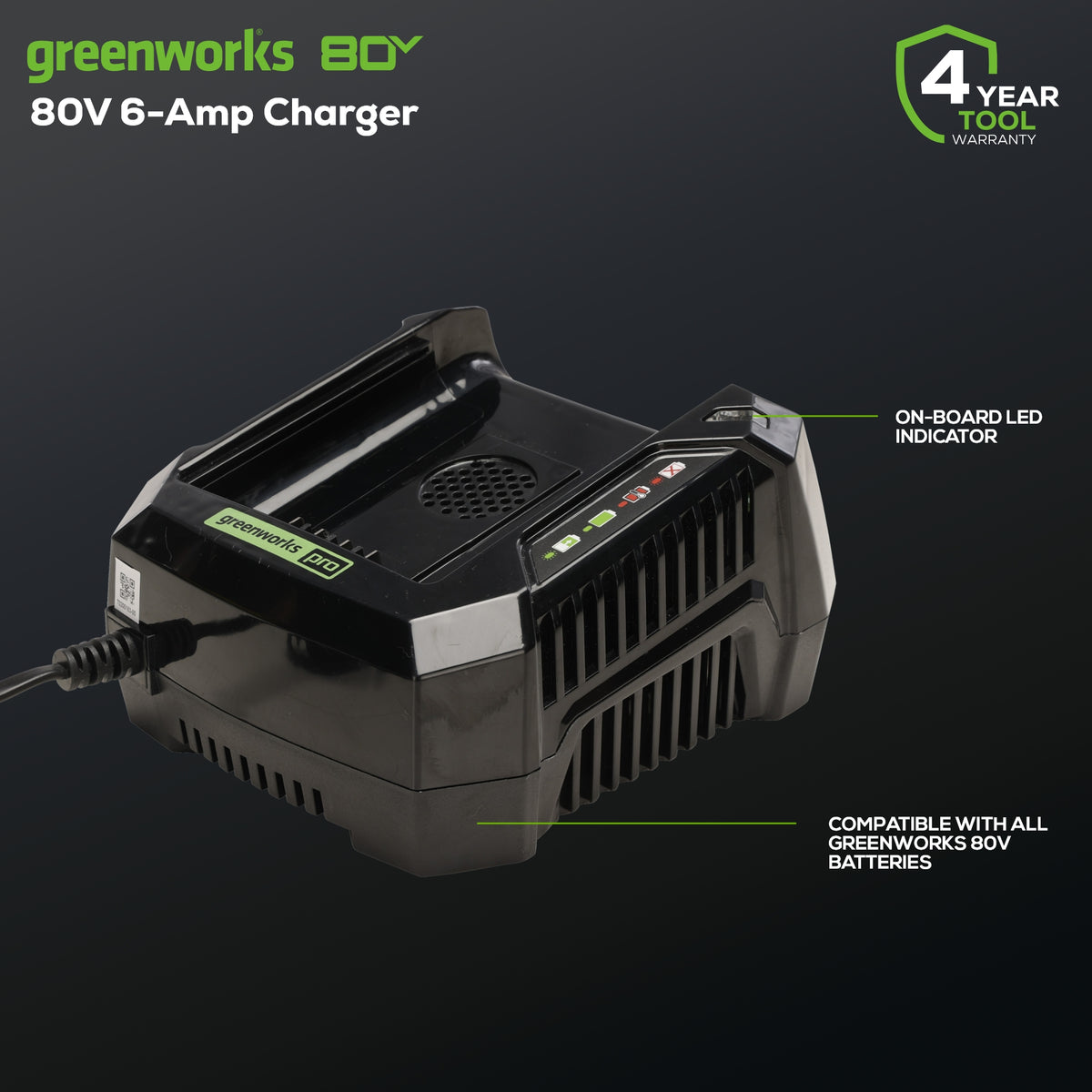 80V 6A Battery Charger