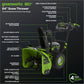 80V 24" Cordless Battery Two-Stage Snow Blower w/ Two (2) 5.0 Ah Batteries & Dual-Port Rapid Charger