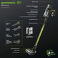 24V Cordless Battery Green Stick Vacuum w/ 4.0Ah USB-C Battery & Charger