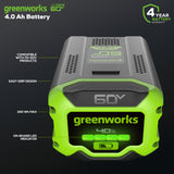 60V 4.0Ah Ultra Power Battery