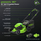 80V 21" Cordless Battery 4-in-1 Self-Propelled Lawn Mower w/ 5.0Ah Battery & Rapid Charger