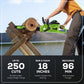 40V 18" Cordless Battery 2.0kW Chainsaw w/ 8.0Ah Battery and Charger