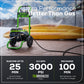 60V 3000-PSI 2.0 GPM Electric Pressure Washer w/ (2) 4.0Ah Batteries & Rapid Charger