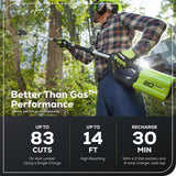 80V 10" Cordless Battery Pole Saw (Tool Only)