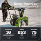 80V 24" Cordless Battery Two-Stage Snow Blower w/ Two (2) 5.0 Ah Batteries & Dual-Port Rapid Charger