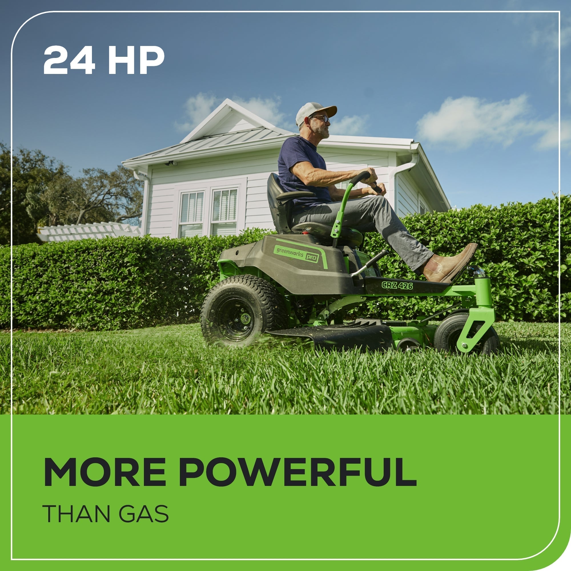 60V 42" Cordless Battery CrossoverZ Zero Turn Riding Lawn Mower 4-Tool Combo Kit w/ Six 8Ah Batteries, One 2.5Ah Battery & Four (4) Chargers