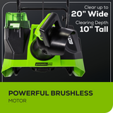 60V 20" Cordless Battery Single-Stage Snow Blower (Tool Only)