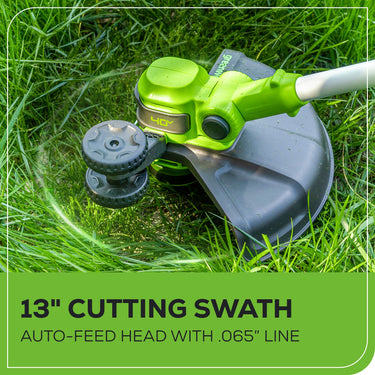 40V 13" Gen 2 Cordless Battery String Trimmer / Edger w/ 2.0Ah USB Battery & Charger