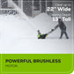 60V 22" Cordless Battery Single-Stage Snow Blower (Tool Only)