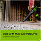 60V 700 CFM Cordless Battery Leaf Blower (Tool Only)