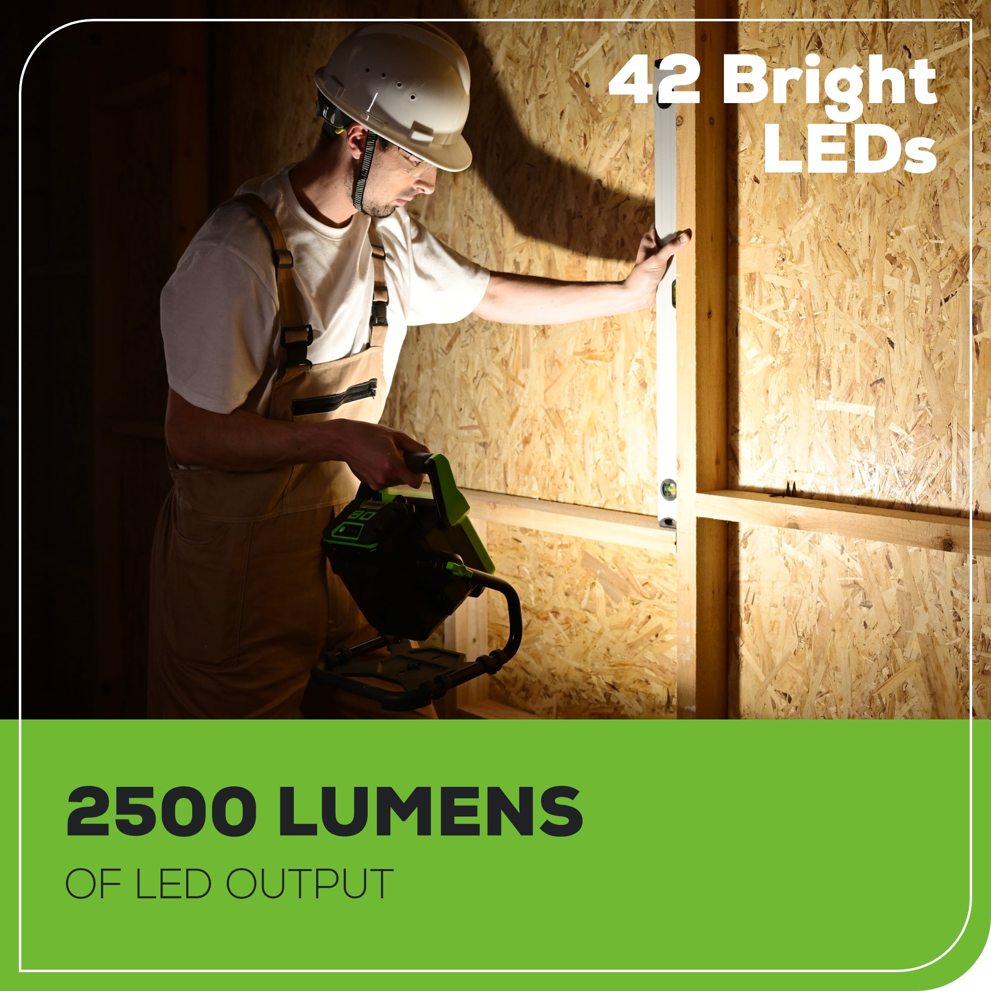 80V AC/DC 2,500 Lumen LED Work Light (Tool Only)