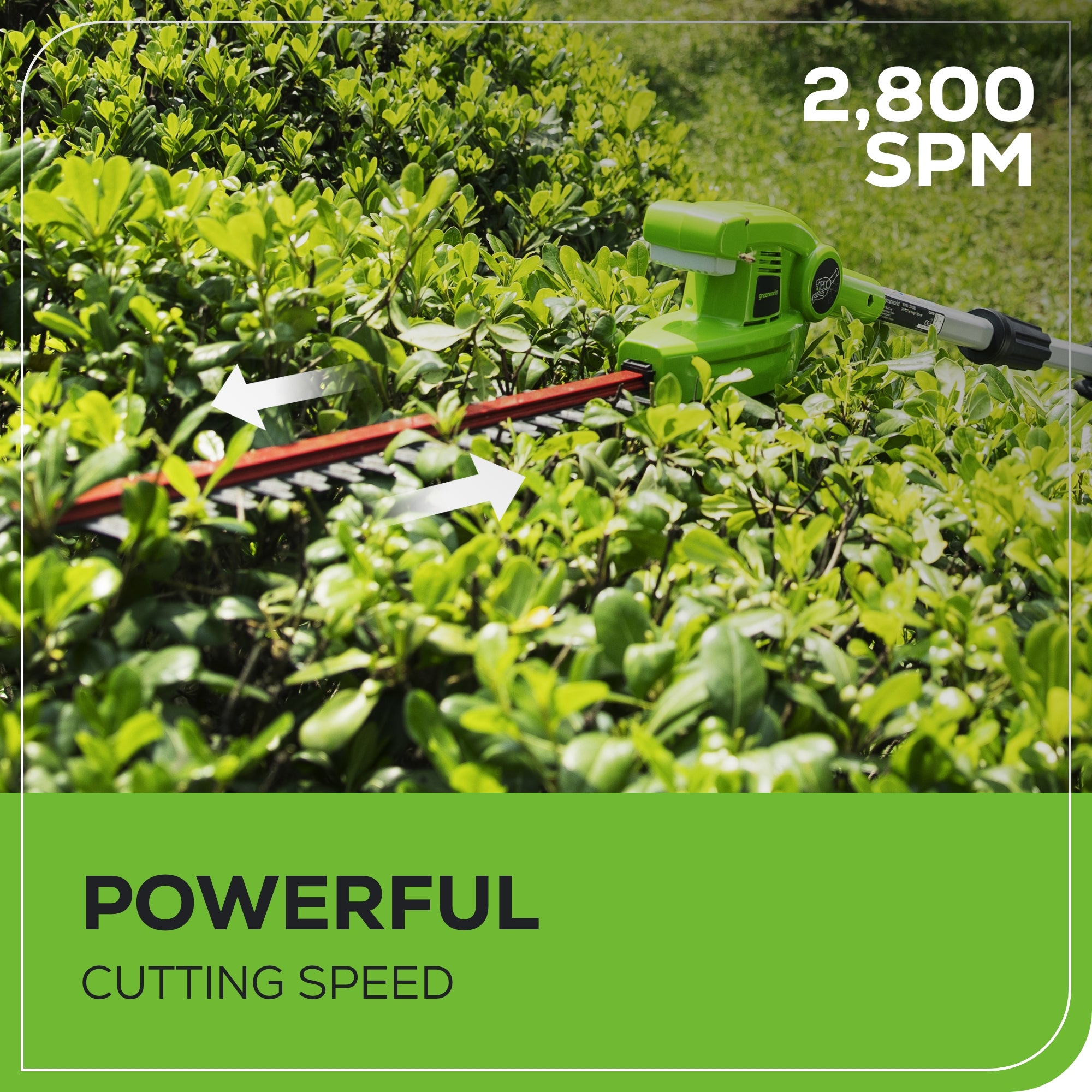 40V 20" Cordless Battery Pole Hedge Trimmer (Tool Only)