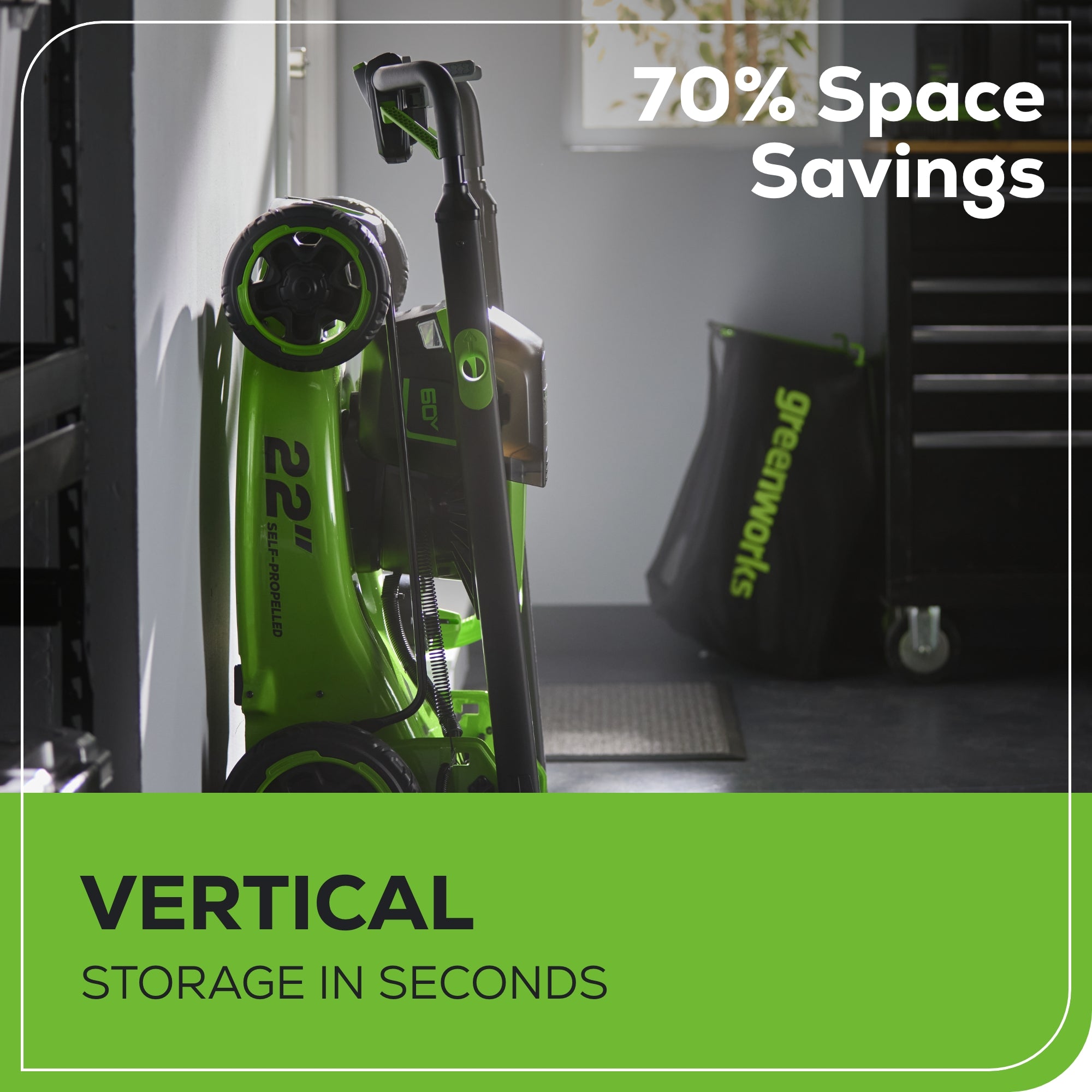 60V 22" Brushless Cordless Self-Propelled Lawn Mower w/ (2) 5.0Ah Battery & 6A Dual Port Charger