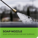 2000 PSI 1.2 GPM Cold Water Electric Pressure Washer (Green Frame)