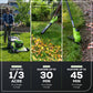 48V (24V x 2) 20" Cordless Battery Push Mower 4PC Combo Kit w/ (2) 4.0Ah Batteries & Dual Port Chargers