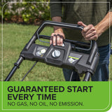 40V 21" Cordless Battery Self-Propelled Lawn Mower w/ (2) 4.0Ah USB Batteries & Charger