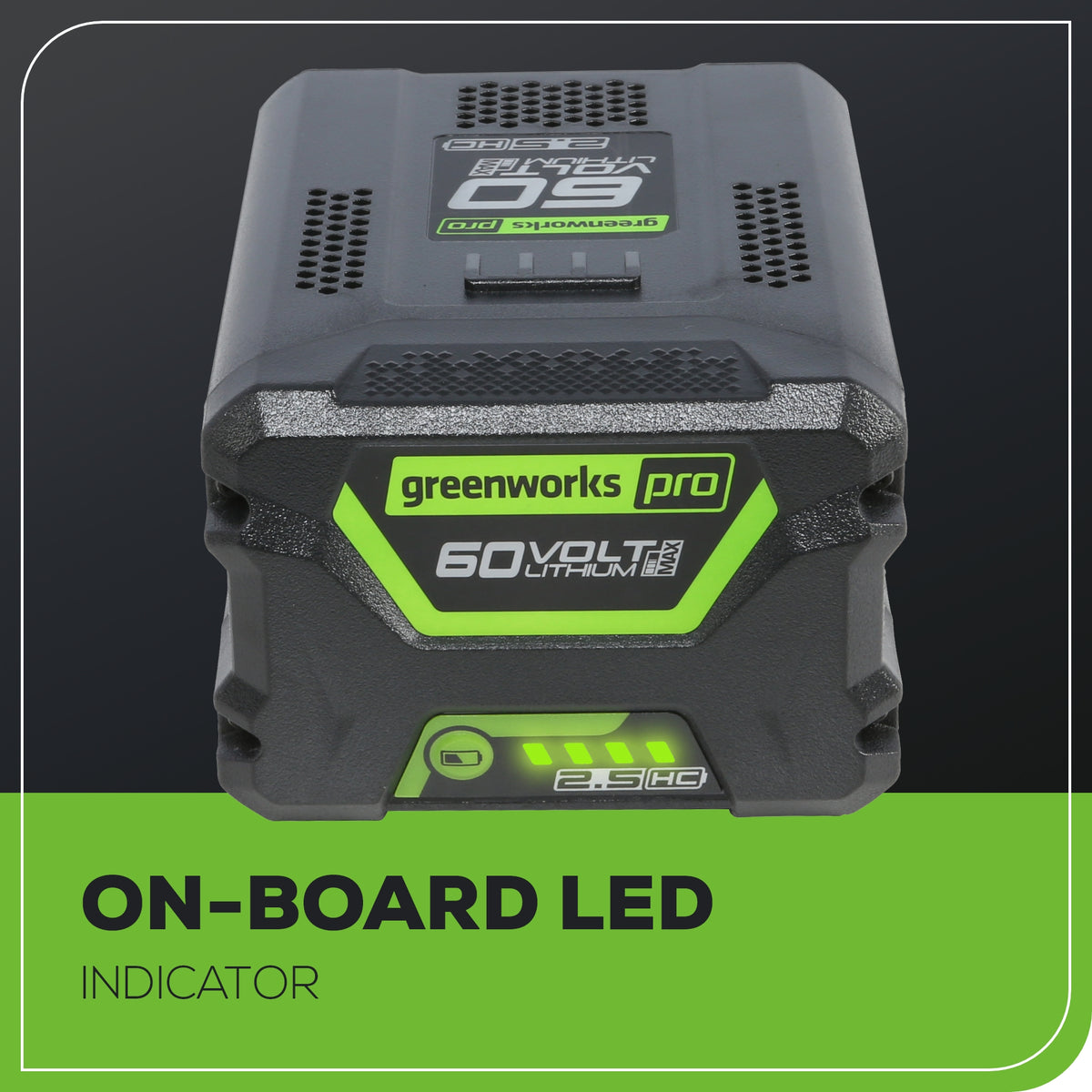 60V 2.5 Ah High Current (HC) Battery