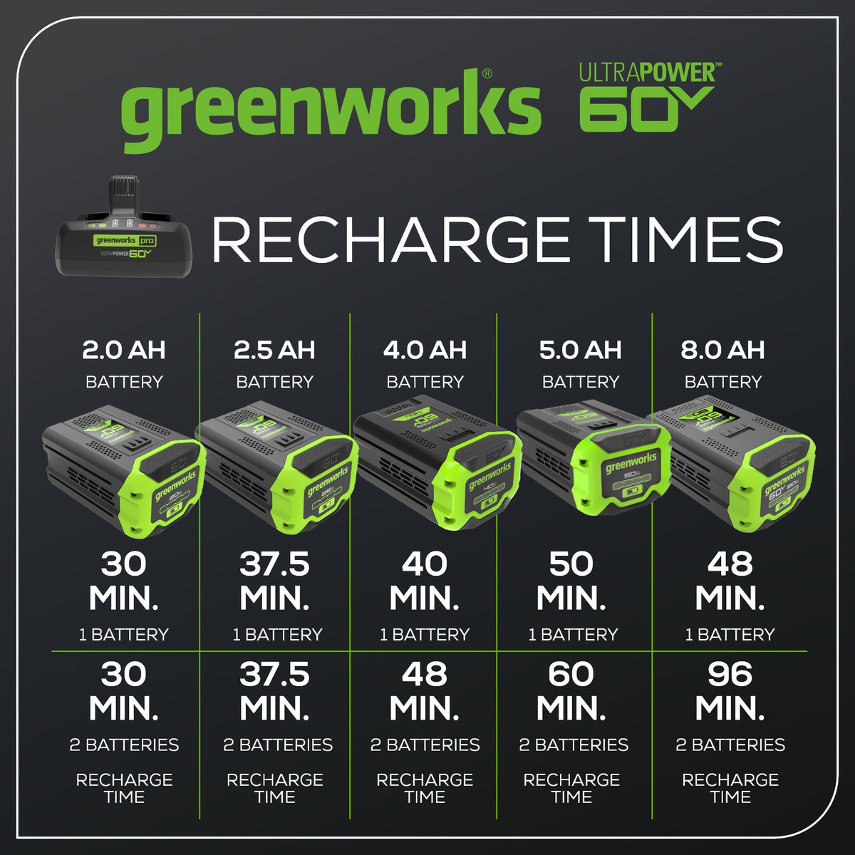 60V 10A UltraPower Dual-Port Battery Charger