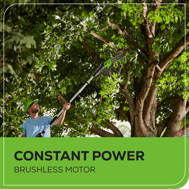 60V 10" Cordless Battery Pole Saw w/ 2.0 Ah Battery & Charger