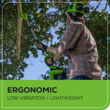 24V 8" Cordless Battery Pole Saw (Tool Only)