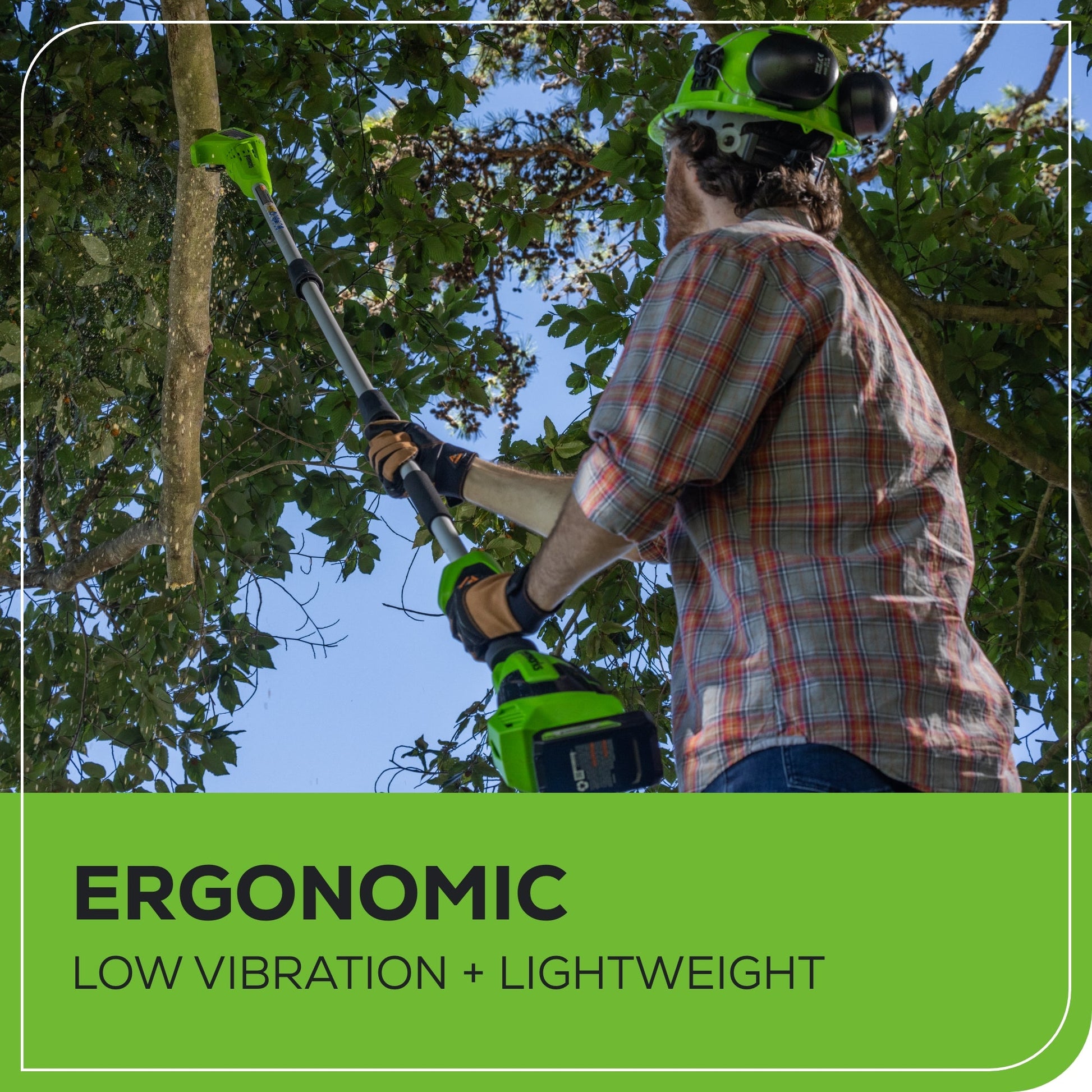 24V 8" Cordless Battery Pole Saw (Tool Only)