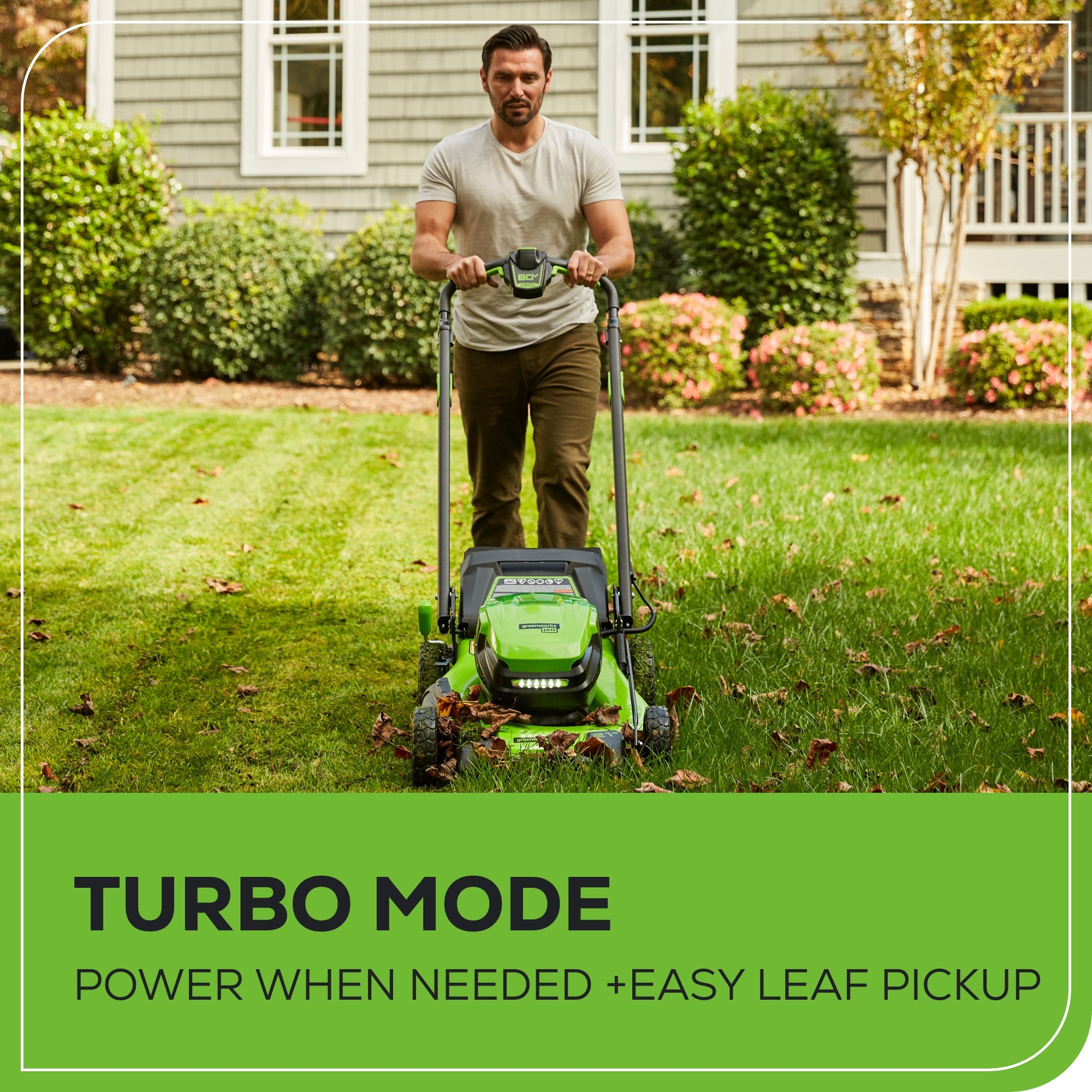 80V 21" Cordless Battery 4-in-1 Self-Propelled Lawn Mower w/ 5.0Ah Battery & Rapid Charger