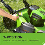 80V 21" Cordless Battery Self-Propelled Mower & Blower w/ 4.0Ah Battery & Rapid Charger