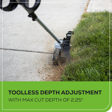 40V 8" Cordless Battery Edger (Tool Only)
