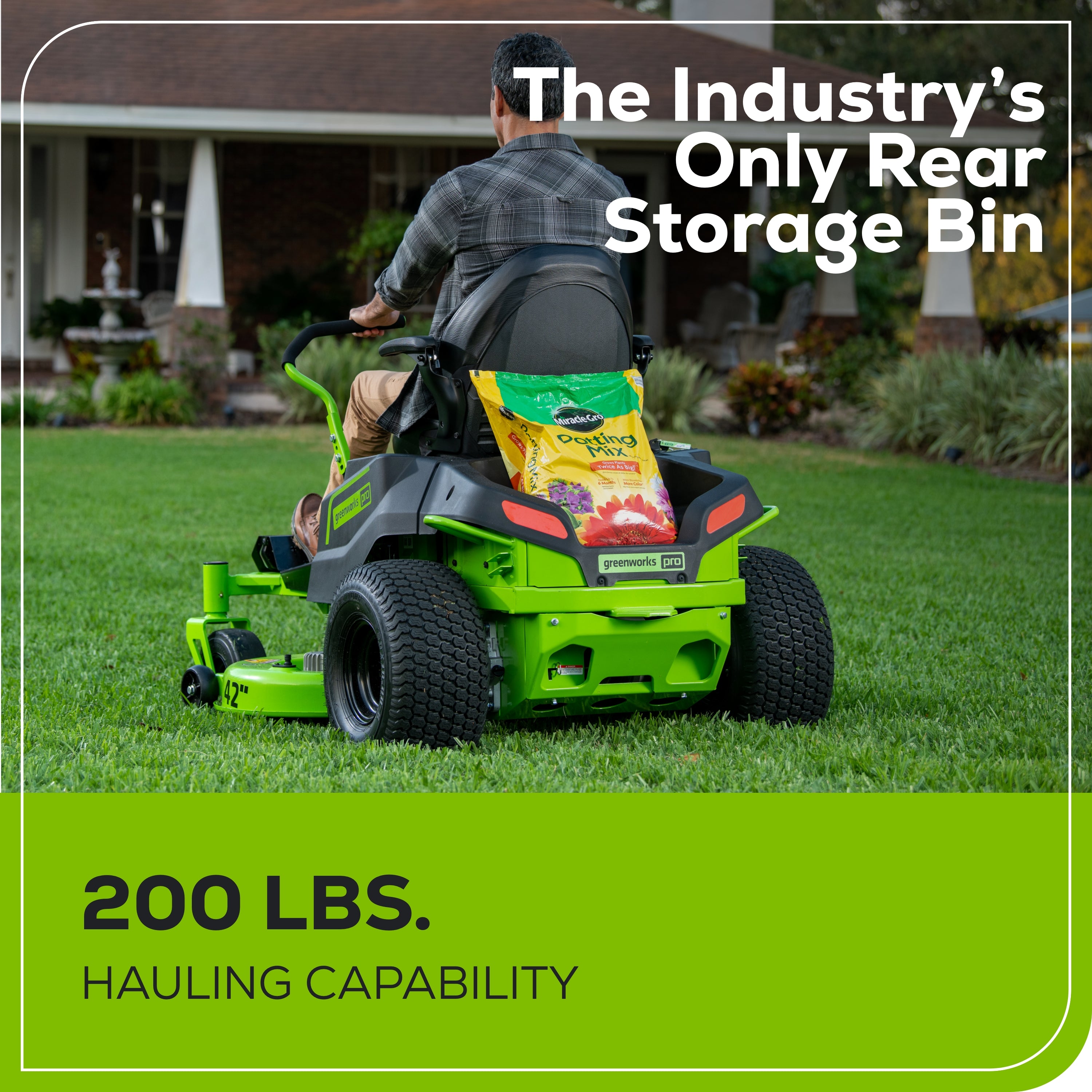 80V 42" Cordless Battery CrossoverZ Zero Turn Lawn Mower, (6) 5.0Ah Batteries and (3) Dual-Port Turbo Chargers