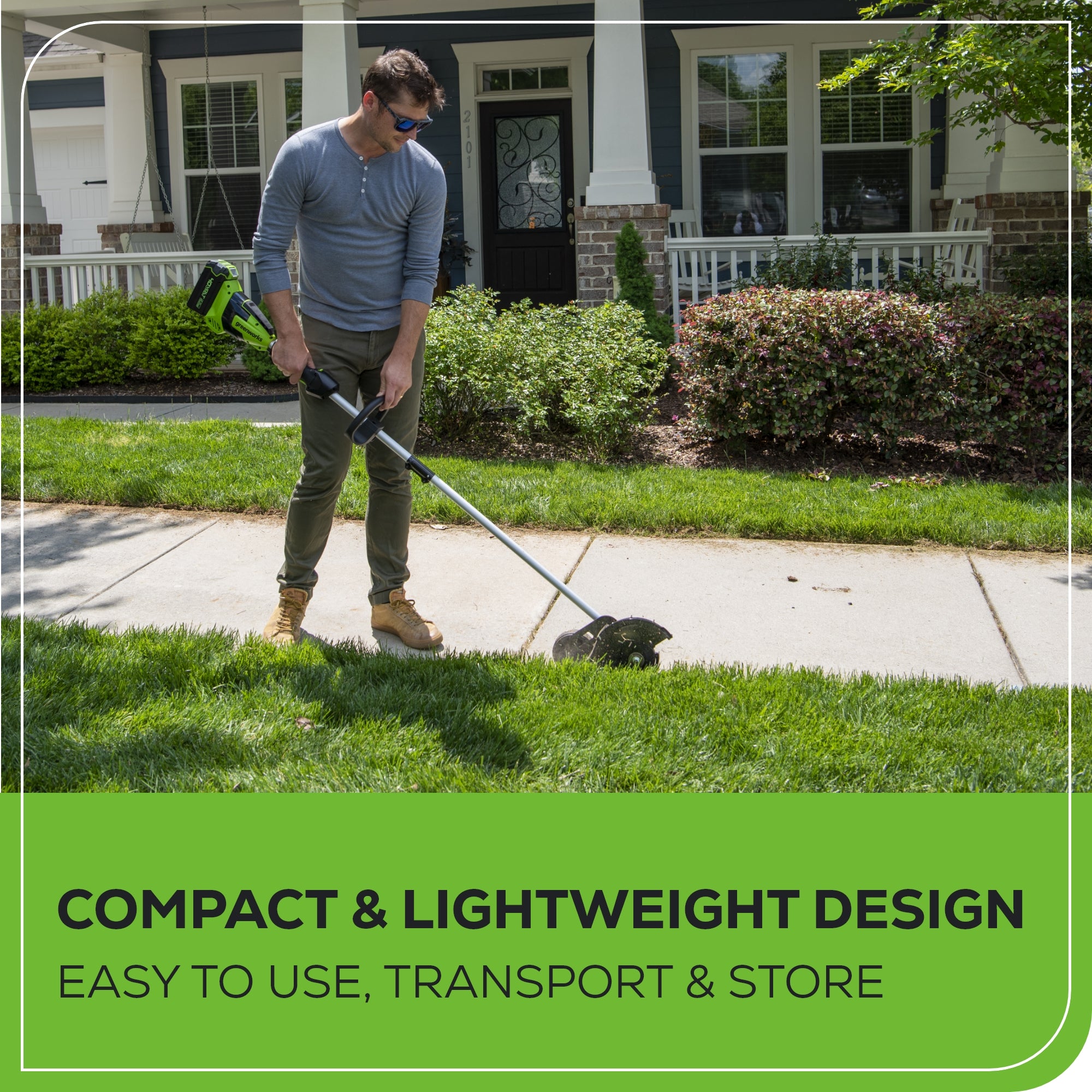 40V 8" Cordless Battery Edger (Tool Only)