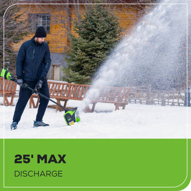 40V 12" Cordless Brushless Snow Shovel with Light (Tool Only)