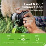 60V 13" Cordless Battery String Trimmer & 540 CFM Leaf Blower Combo Kit w/ 4.0Ah Battery & Charger