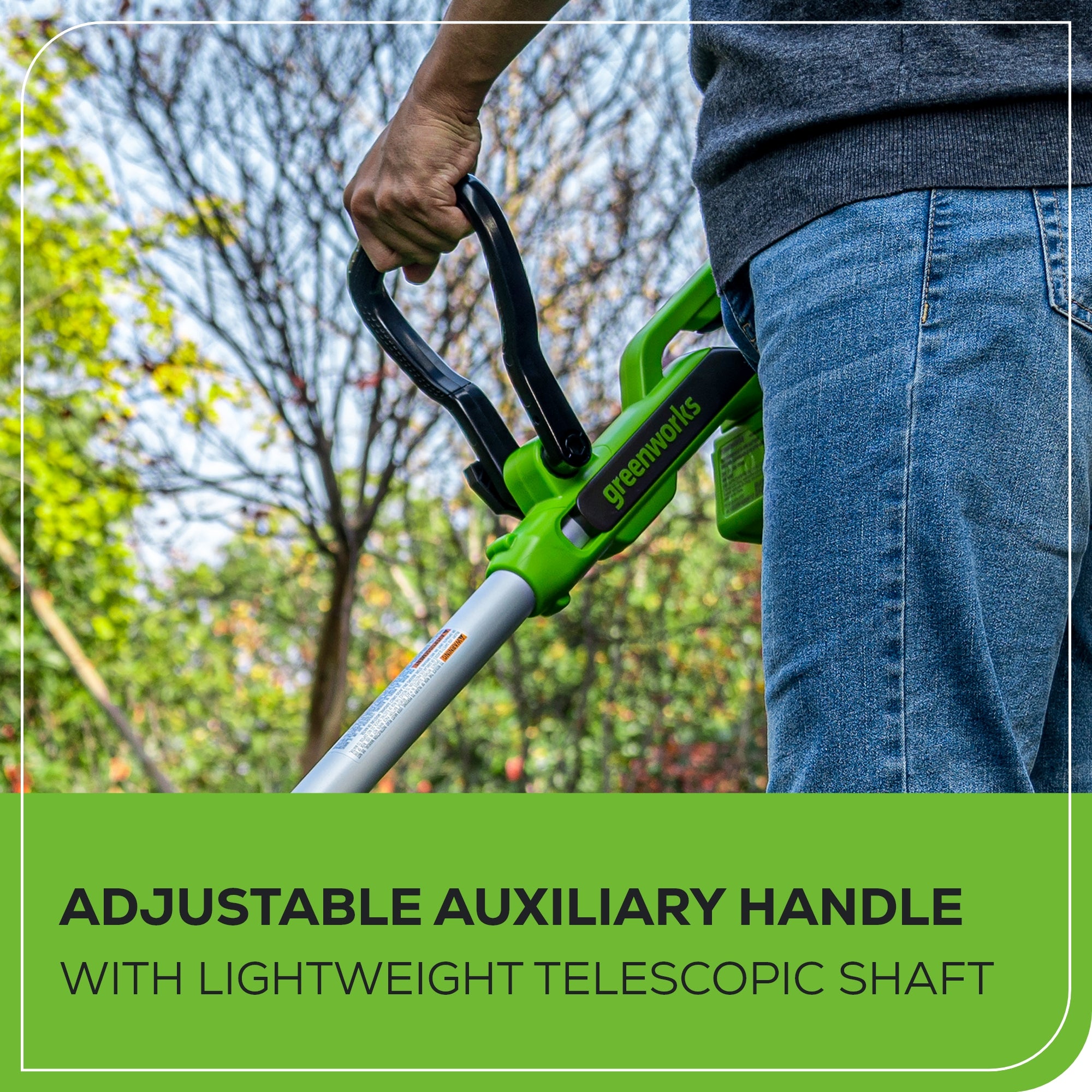 40V 13" Gen 2 Cordless Battery String Trimmer / Edger w/ 2.0Ah USB Battery & Charger