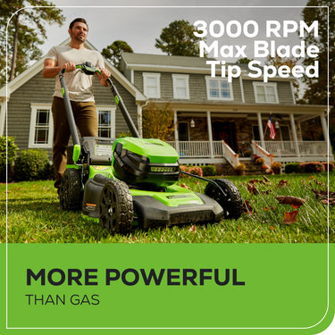 80V 21" Cordless Battery 4-in-1 Self-Propelled Lawn Mower w/ 5.0Ah Battery & Rapid Charger