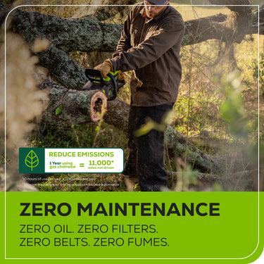 60V 18" Cordless Battery 2.0kW Chainsaw (Tool Only)