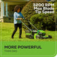 80V 21" Cordless Battery 4-in-1 Push Mower & 16" String Trimmer Combo Kit w/ (1) 4.0Ah Battery & (1) Rapid Charger