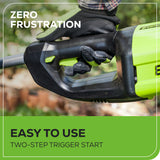 80V Cordless 10" Brushless Pole Saw w/ 2.0Ah Battery & Rapid Charger