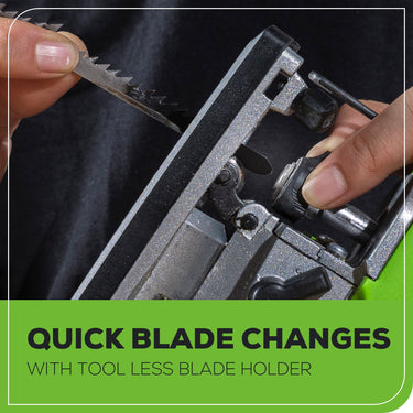 24V Cordless Battery Jig Saw w/ 4.0Ah USB Battery & Charger