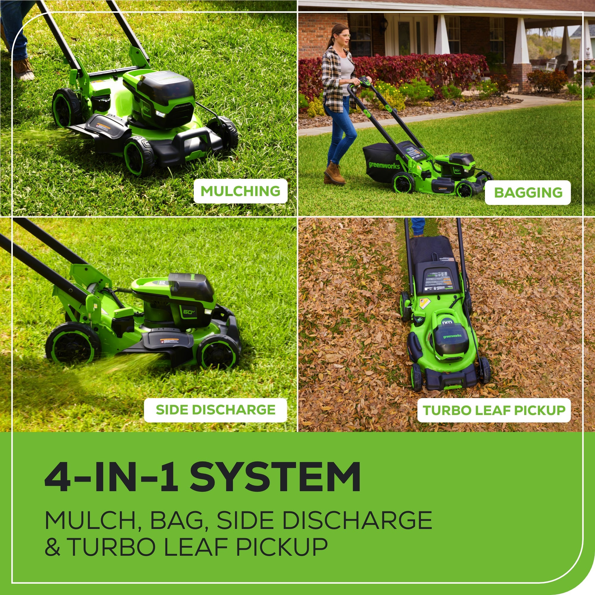 60V 22" Brushless Cordless Self-Propelled Lawn Mower w/ (2) 5.0Ah Battery & 6A Dual Port Charger