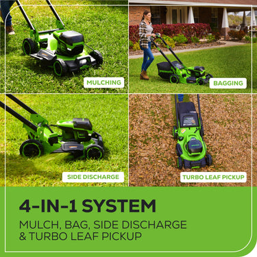 60V 22" Brushless Cordless Self-Propelled Lawn Mower w/ (2) 5.0Ah Battery & 6A Dual Port Charger