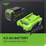 40V 16" Brushless Cordless Chainsaw w/ 4.0Ah Battery & Charger