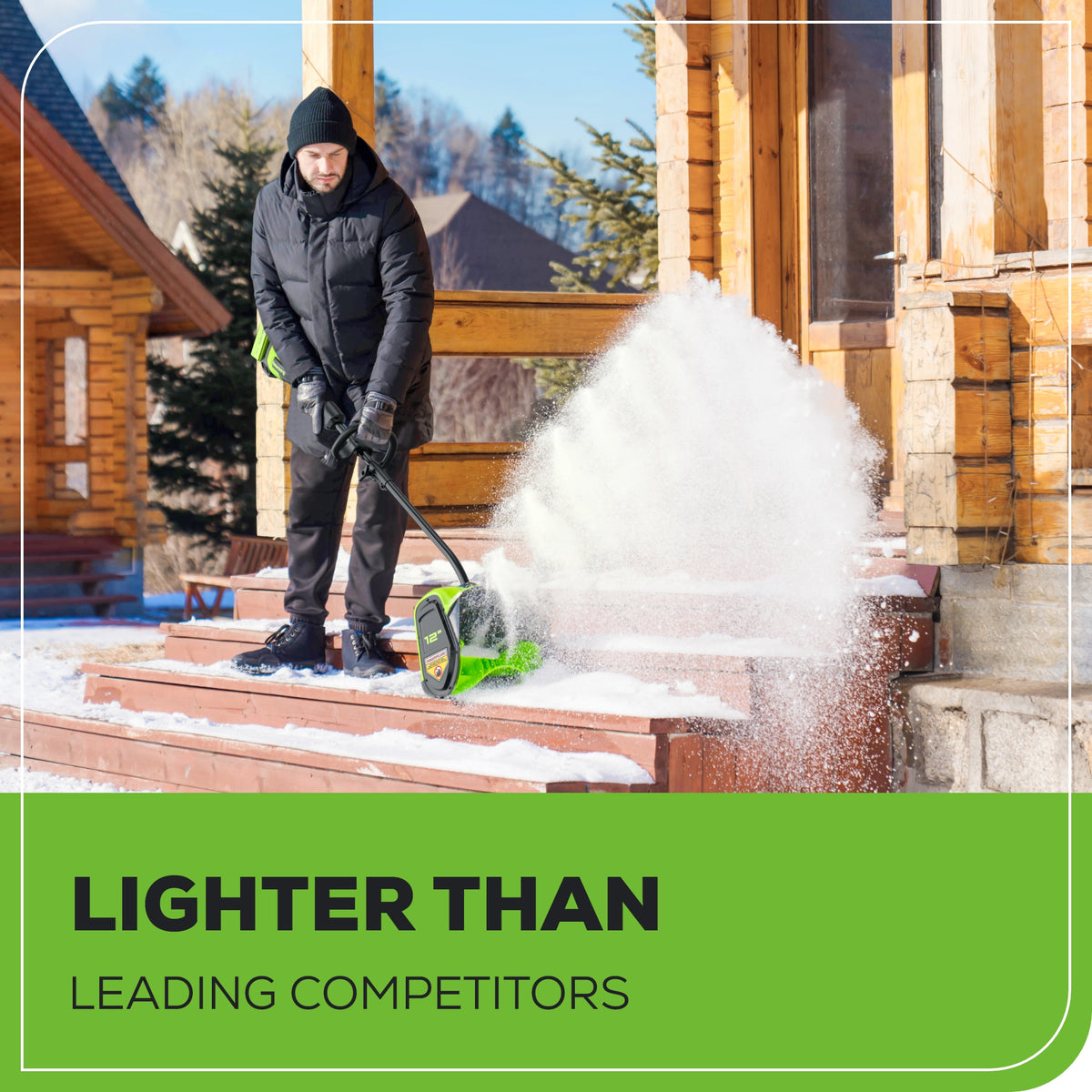 40V 12-Inch Cordless Snow Shovel | Greenworks Tools