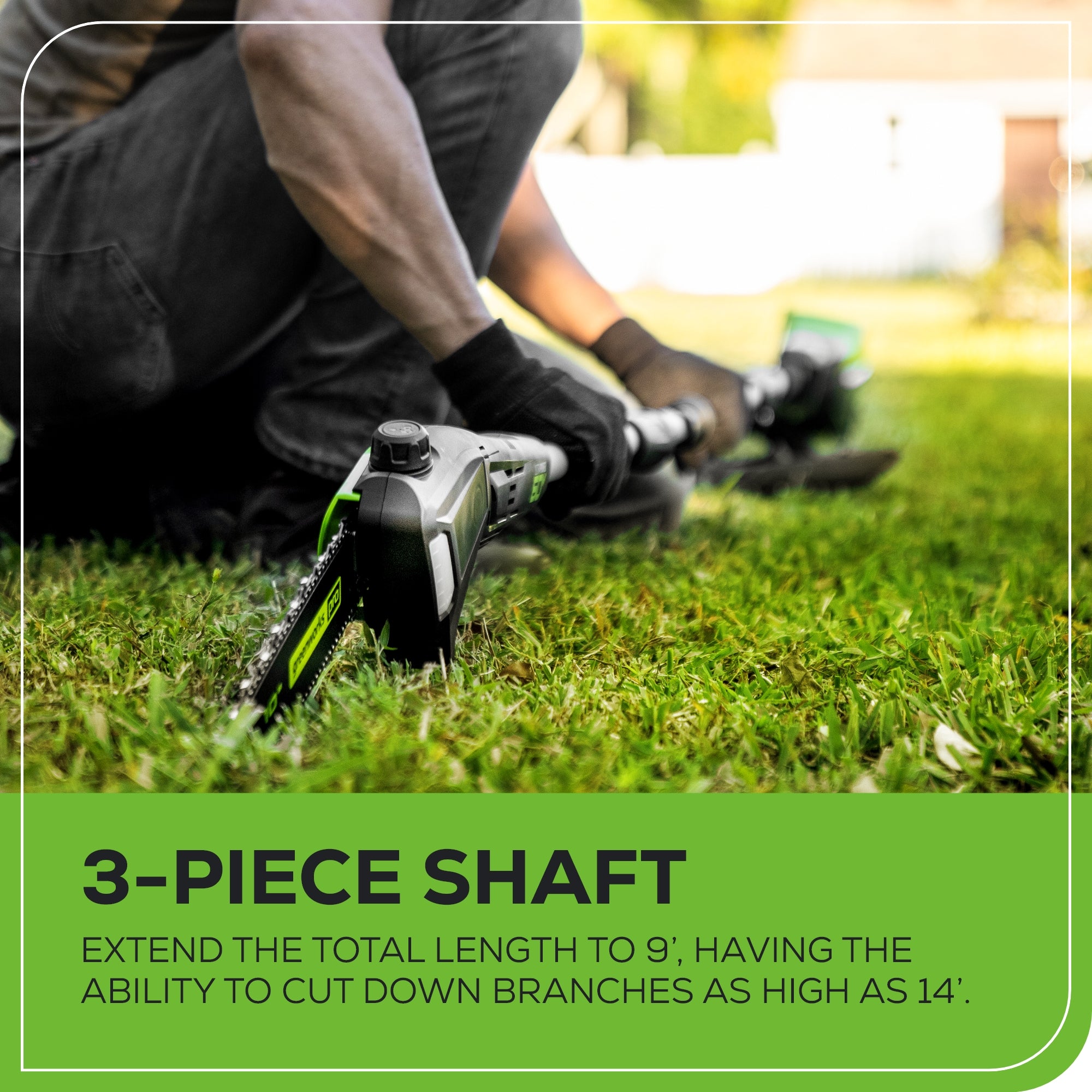 60V 10" Cordless Battery Pole Saw w/ 2.0 Ah Battery & Charger